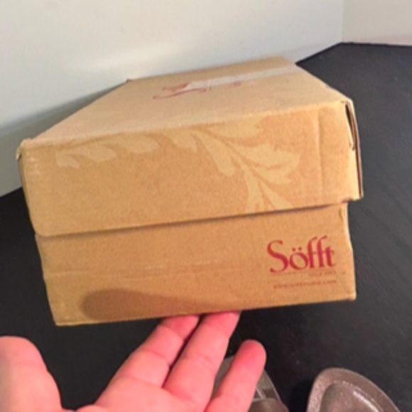 Sofft Vaya Leather Dress Sandals/Shoes Metallic Taupe Size 6.5 - Picture 16 of 16